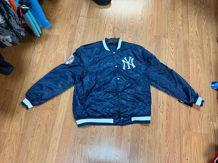 NEW New York Yankees Championship Starter Jacket NAVY