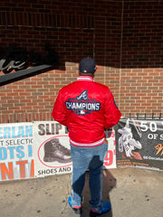 Atlanta Braves Championship Starter Jacket Red